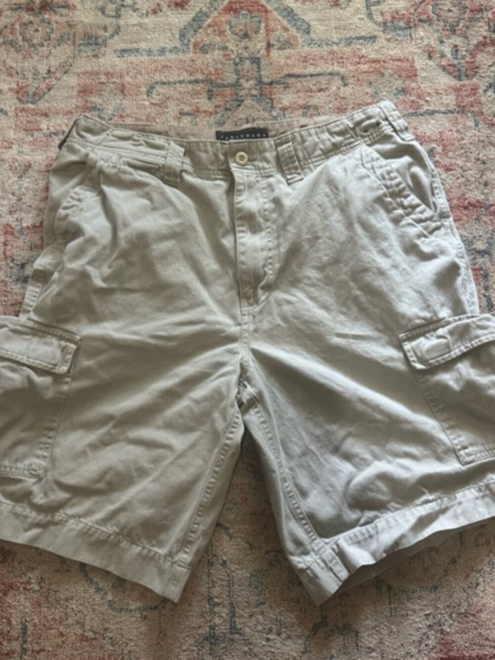Men's Khaki Cargo Shorts size 34‎ Gorpcore